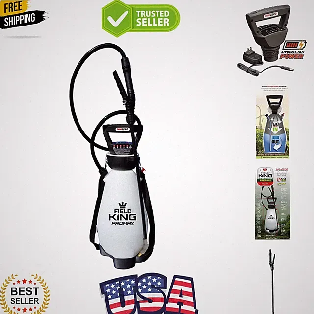 190571 Lithium-Ion Battery Powered Pump Zero Technology Sprayer, 2-Gal, White