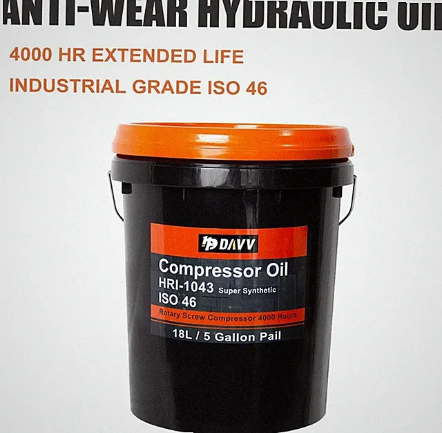 5 Gallon Semi-synthetic Based Compressor Lubricant Oil One Pail
