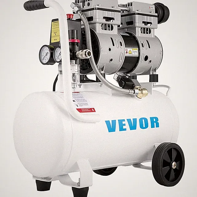 6.6gal 750W 115PSI Oil-Free Portable Air Compressor & Tire Inflation Tool