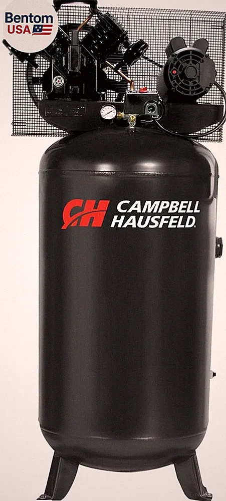 80 Gallon Vertical Air Compressor, Single Stage, 5 HP Electric Air Compressor, 1