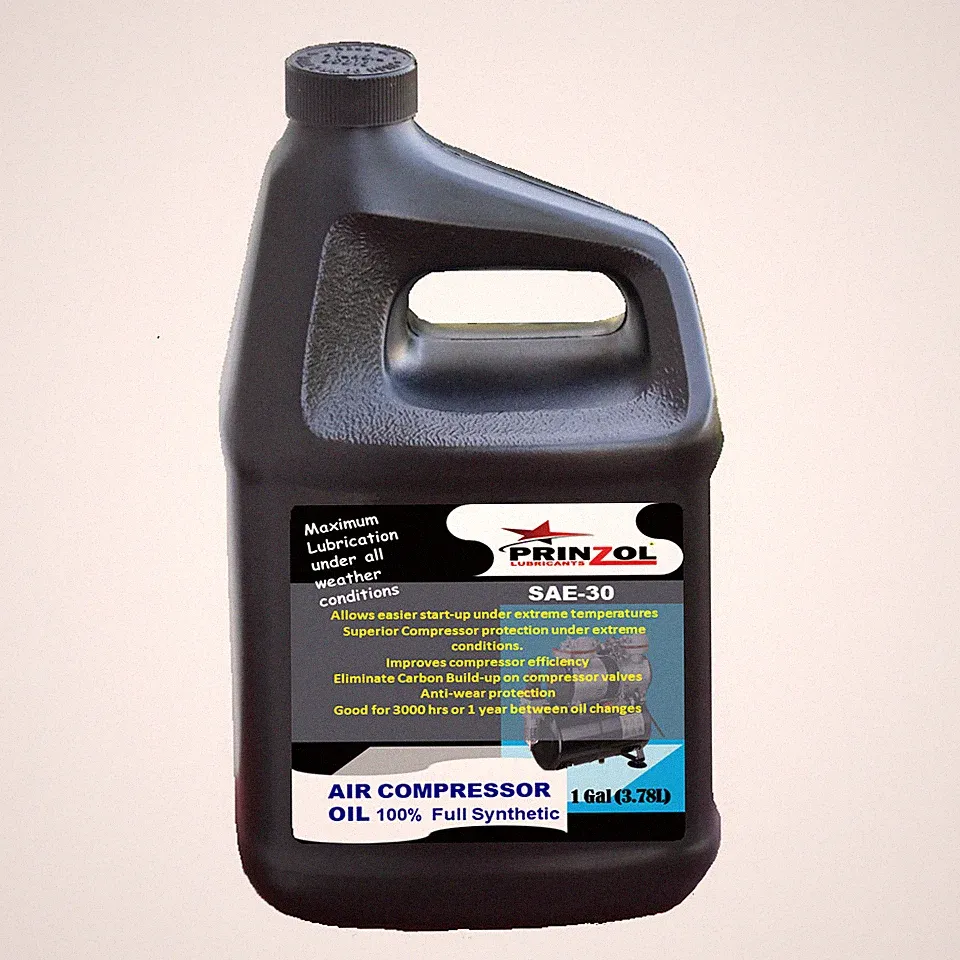 Air Compressor Oil Full Synthetic 1 Gallon bottle