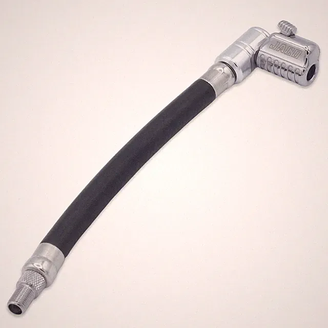 JACO Lightning L2X Tire Inflator Hose Extension Self Locking Nozzle | Silver