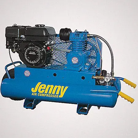 Jenny C6hga-8P Gas Air Compressor, 8 Gal. Tank, 6.5 Hp