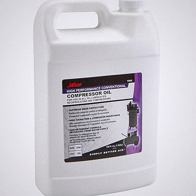 Milton 1002 1 Gallon Air Compressor Oil SAE 30W ISO 100 Machine Lubricant